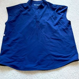 Figs Rafaela scrub top navy S